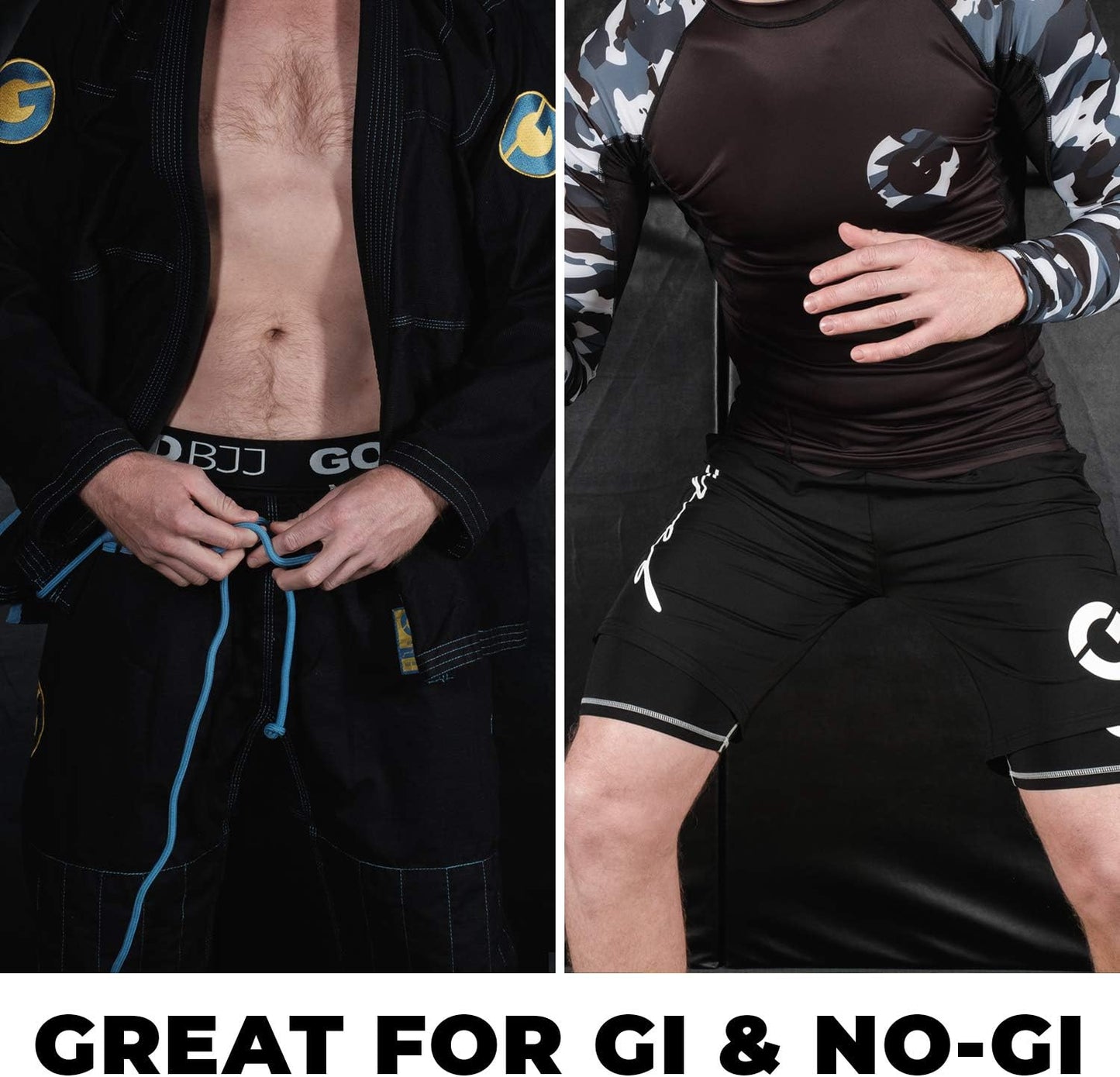 Jiu Jitsu Compression Shorts - Base Layer for Gi and No-Gi Grappling - Martial Arts Short