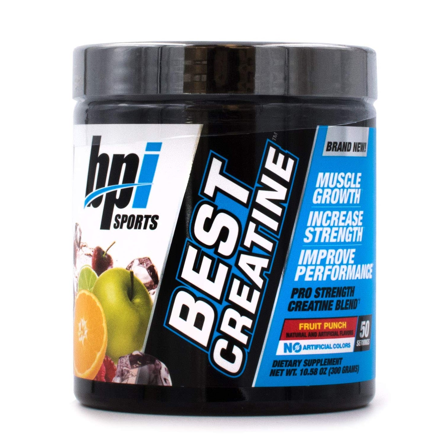 Best Creatine Monohydrate - Fruit Punch Flavor - For Improving Strength and Recovery